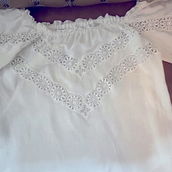 Temptation Positano off shoulder top M - Picture 4 of 10